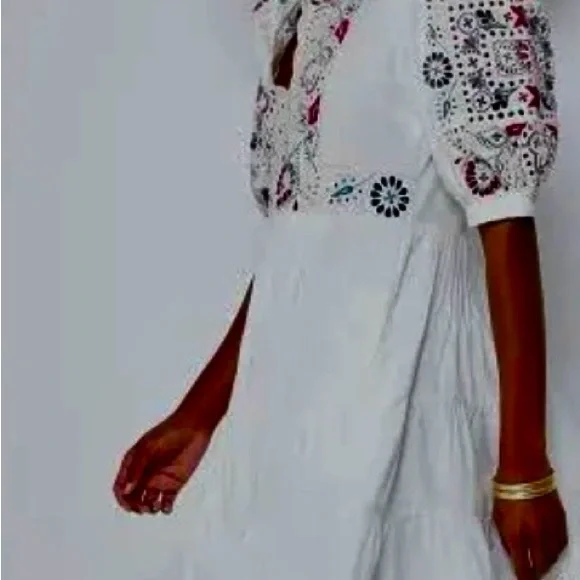 SEA New York embroidered mini dress Alicia - Picture 3 of 14